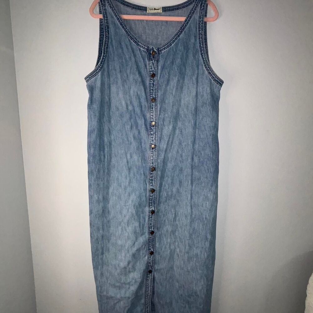 Llbean Women's Blue Dress